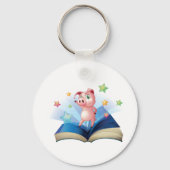 Schweinetanzen auf einem Schlüsselanhänger (Rückseite)