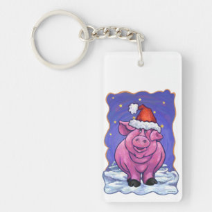 Schweineweihnachten Schlüsselanhänger
