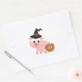 Schweinezange Ovaler Aufkleber (Umschlag)