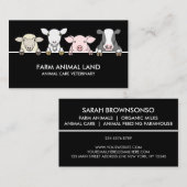 Schweineziege Visitenkarte (Vorne/Hinten)