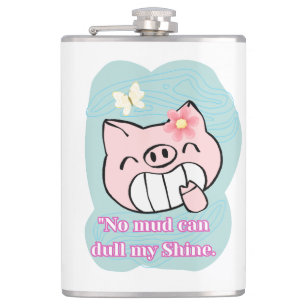 Schweineziffer Flachmann