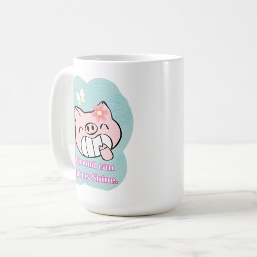 Schweineziffer Kaffeetasse (Vorderseite Links)