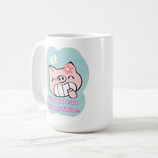 Schweineziffer Kaffeetasse (Vorderseite Links)