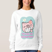 Schweineziffer Sweatshirt (Vorderseite)