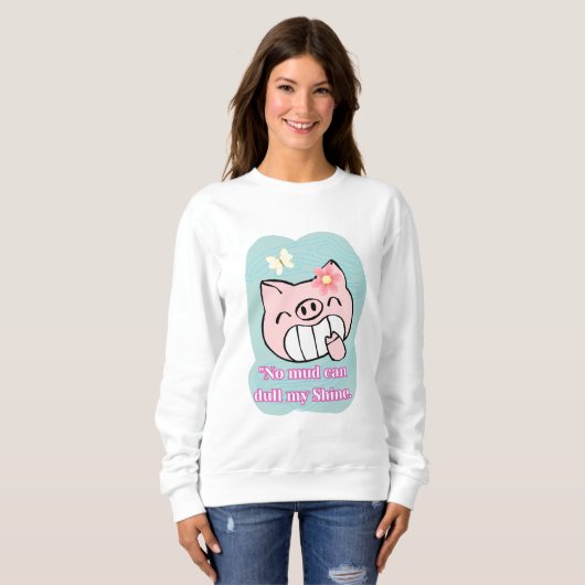 Schweineziffer Sweatshirt (Vorne ganz)
