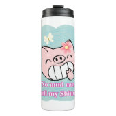 Schweineziffer Thermosbecher (Vorderseite)