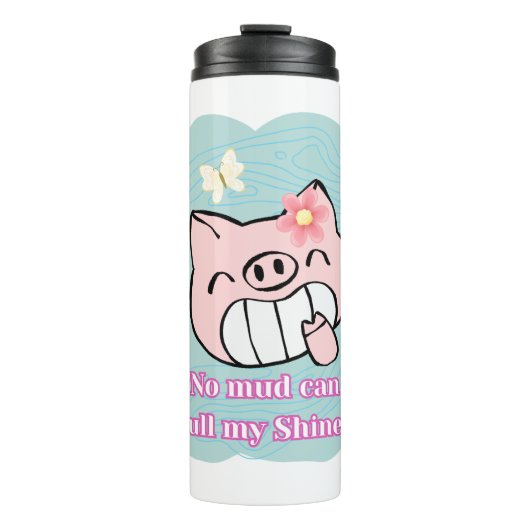 Schweineziffer Thermosbecher (Vorderseite)