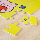 Schweinezitat-Gesichter Puzzle (Seite)