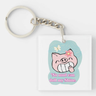 Schweinezitat schlüsselanhänger
