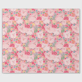 Schweinezucht Rustikale Geburtstagspartei Geschenkpapier (Flach)