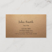 Schweinezucht Rustikale Kraft Visitenkarte (Rückseite)