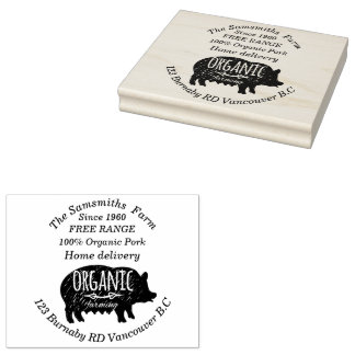 Schweinezucht seit 1960 gummistempel