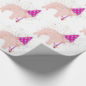 Schweinezucht - Tiere mit Party Geschenkpapier (Ecke)