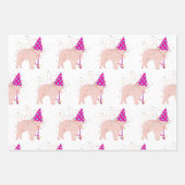Schweinezucht - Tiere mit Party Geschenkpapier Set (Vorderseite 3)