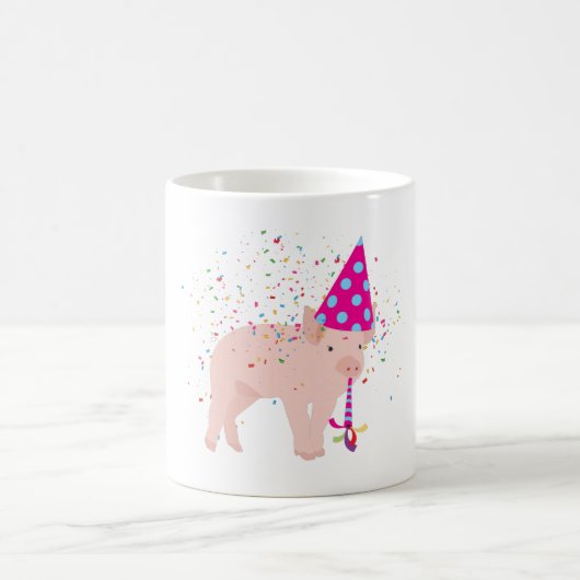 Schweinezucht - Tiere mit Party Kaffeetasse (Mittel)
