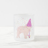 Schweinezucht - Tiere mit Party Mattglastasse (Mittel)