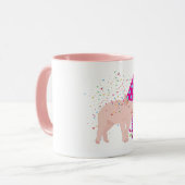 Schweinezucht - Tiere mit Party Tasse (Vorderseite Links)