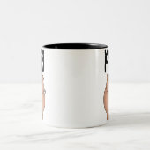 Schweinezuchtbetrieb-Tier Zweifarbige Tasse (Mittel)