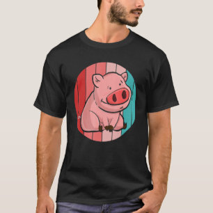 Schweinezuchtbetrieb Tierischer Bauer Ro-Schweinef T-Shirt