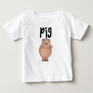 Schweinezuchtbetrieb-Tiert-shirts und Geschenke Baby T-shirt