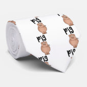 Schweinezuchtbetrieb-Tiert-shirts und Geschenke Krawatte (Gerollt)