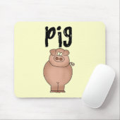 Schweinezuchtbetrieb-Tiert-shirts und Geschenke Mousepad (Mit Mouse)
