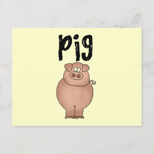 Schweinezuchtbetrieb-Tiert-shirts und Geschenke Postkarte