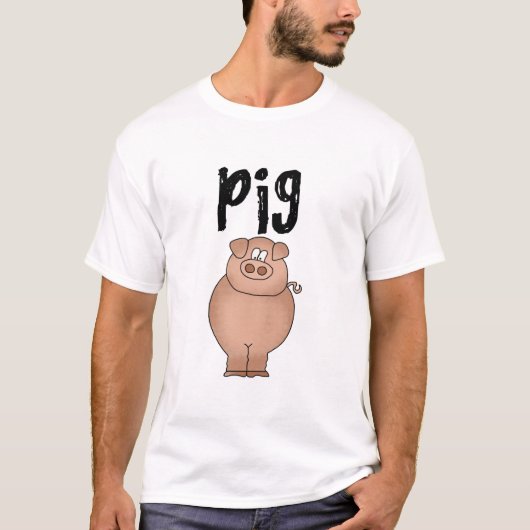 Schweinezuchtbetrieb-Tiert-shirts und Geschenke T-Shirt (Vorderseite)