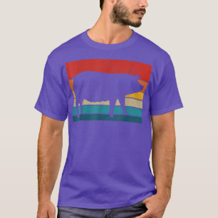 Schweinezuchtbetrieb Vintages Schweinefleisch Baue T-Shirt