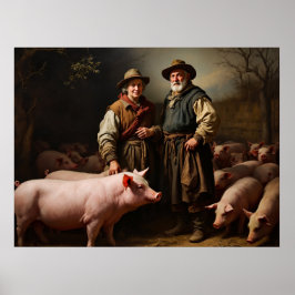 Schweinezüchter Poster