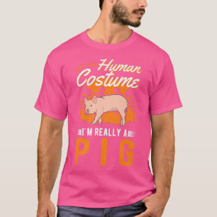 Schweinezuchtkostüm Halloween Premium4523 T-Shirt