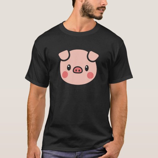 Schweinezuckergeschenk für Shirt von Schweinefleis (Vorderseite)
