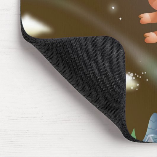 Schweinfliegen im Himmel Mousepad (Ecke)