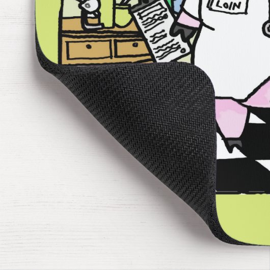 Schweingrippe Mousepad (Ecke)