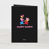 schweinig feiertagskarte (Rückseite)