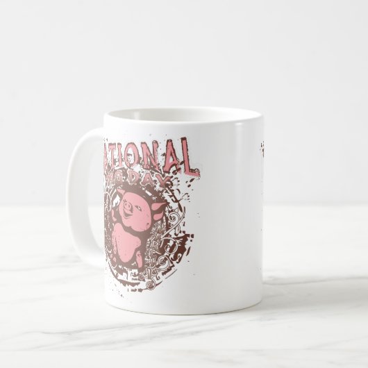 Schweinkaffee-Tasse Kaffeetasse (Vorderseite Links)