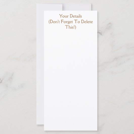 SCHWEINKARTE (Rückseite)