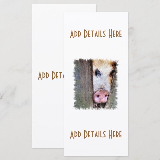 SCHWEINKARTE (Vorne/Hinten)