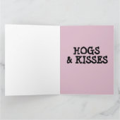 SCHWEINKARTEN-LIEBE KARTE (Innenseite)