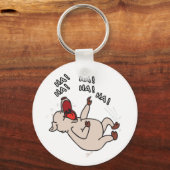 SCHWEINKETTENKETTE LACHEN - Stoppen Sie den Schild Schlüsselanhänger (Vorderseite)