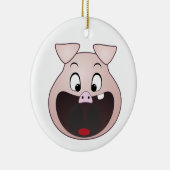 Schweinkopf Keramikornament (Rechts)