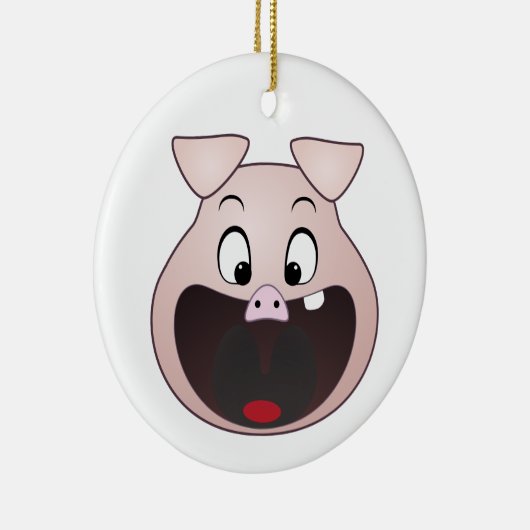 Schweinkopf Keramikornament (Rechts)