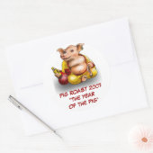 SCHWEINROAST 2007 RUNDER AUFKLEBER (Umschlag)