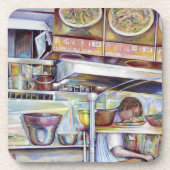 Schweinschwanzsuppe, Singapur Untersetzer (Vorderseite)