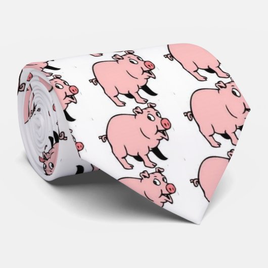 Schweinschwein Krawatte (Gerollt)