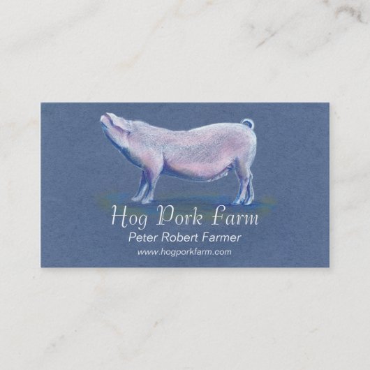 Schweinschweinschwein-Bauers-Geschäftskarte Visitenkarte (Vorderseite)