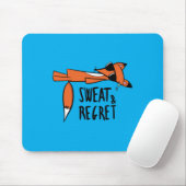 Schweiß Bedauern Lustig Erschöpft Fuchs Humor Mousepad (Mit Mouse)