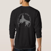 Schweiß Cabernet CHA Noir klassisches Gris Sweatshirt (Rückseite)