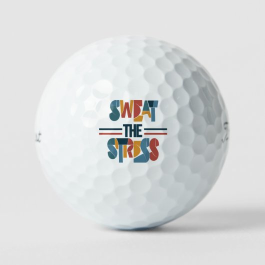 Schweiß die Stress Golfball (Vorderseite)