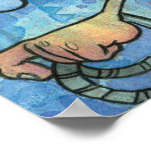 Schweiß es nicht poster (Ecke)